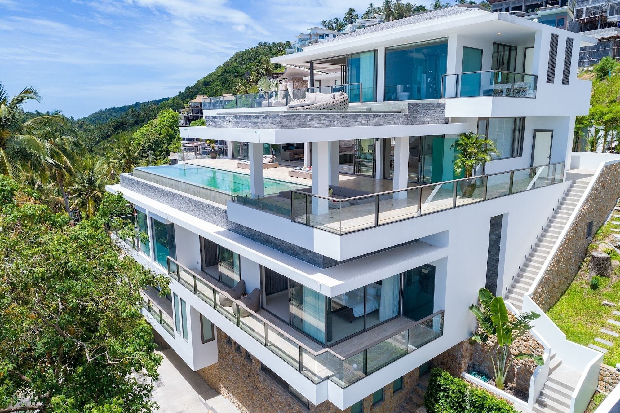 Villa One - New Luxury Sea View Villa Chaweng  Exterior photo